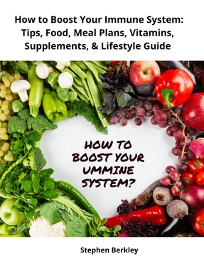 Stephen Berkley How to Boost Your Immune System: Tips, Food, Meal Plans, Vitamins, Supplements, & Lifestyle Guide
