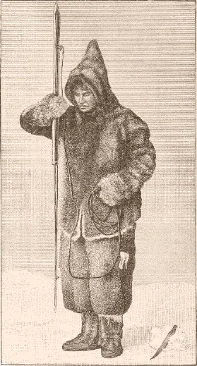 Fig 397 Eskimo in the act of striking a seal From a photograph If he is - фото 113