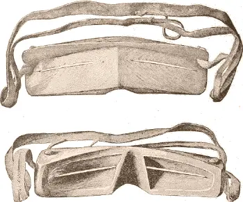 Fig 529 Modern snow goggles of wood National Museum Washington 29978 ½ - фото 249