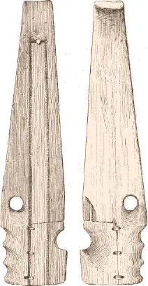 Fig 434 Nuqsang or throwing board a front and b back view National - фото 150