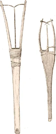 Fig 453 Kakivang or salmon spear National Museum Washington a 34087 b - фото 170
