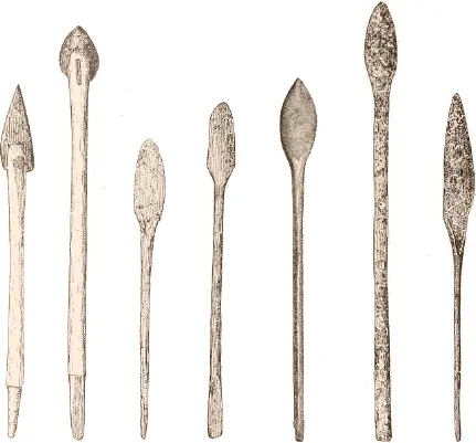Fig 446 Various forms of arrowhead National Museum Washington a 29993 - фото 162