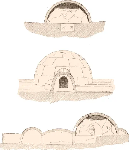Fig 492 Snow house of Davis Strait sections In the rear half and on both - фото 211