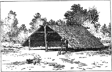 Fig 67 Temporary dwelling Adjoining each of these lodges was a platform - фото 93