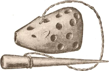 Fig 520 Ivory carving representing head of fox used in the game ajegaung - фото 240