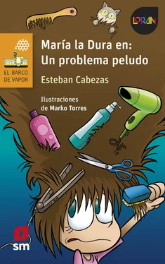 Esteban Cabezas María la Dura en: un problema peludo обложка книги
