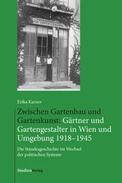 Erika Karner Zwischen Gartenbau und Gartenkunst: Gärtner und Gartengestalter in Wien und Umgebung 1918–1945 обложка книги