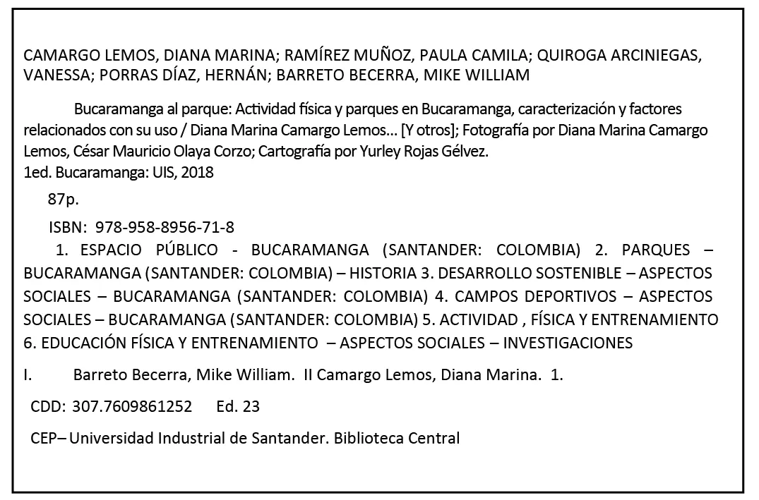 TítuloBucaramanga al parqueActividad física y parques en Bucaramanga - фото 2