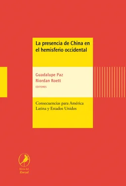 Riordan Roett La presencia de China en el hemisferio occidental обложка книги