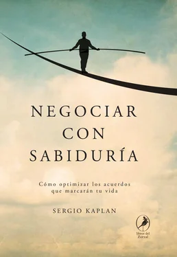 Sergio Kaplan Negociar con sabiduría обложка книги