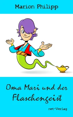 Marion Philipp Oma Mari und der Flaschengeist обложка книги