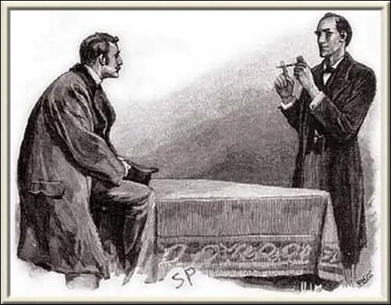 He held it up and tapped on it with his long thin forefinger as a professor - фото 11