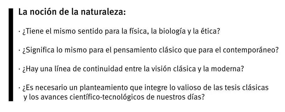 31 La noción de naturaleza en sentido clásico La noción de naturaleza es una - фото 10