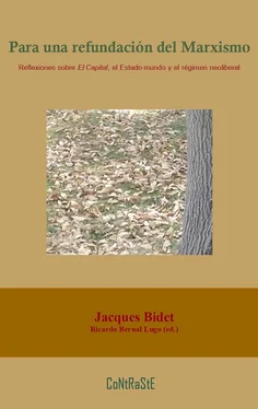 Jacques Bidet Para una refundación del Marxismo обложка книги