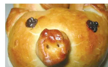 Brioche con cabeza Para tamaños mayores se divide la porción de masa en dos - фото 289