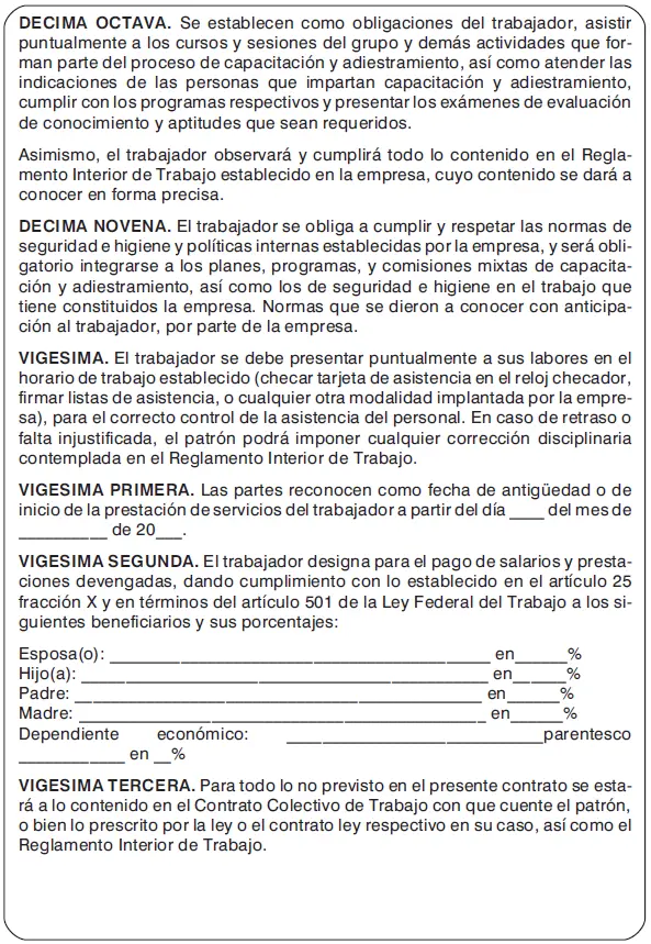 Es importante indicar que la cláusula cuarta podrá modificarse dependiendo del - фото 57
