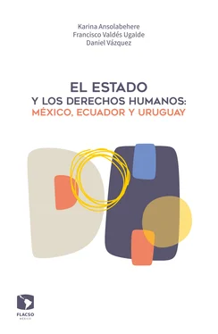 Karina Ansolabehere El Estado y los derechos humanos: México, Ecuador y Uruguay обложка книги