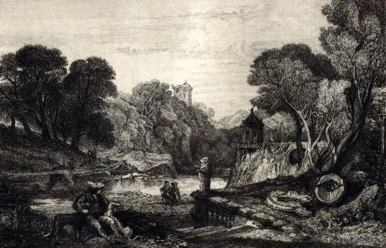 TullyVeolan Painted by W J Leitch Etched by H W Batley About a bowshot - фото 2