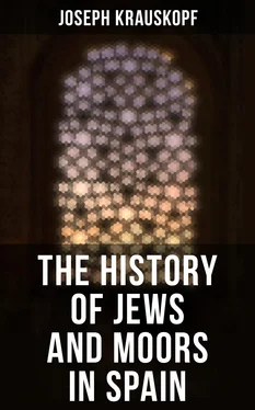 Joseph Krauskopf The History of Jews and Moors in Spain обложка книги