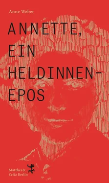 Anne Weber Annette, ein Heldinnenepos обложка книги