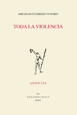 Abraham Guerrero Tenorio Toda la violencia обложка книги