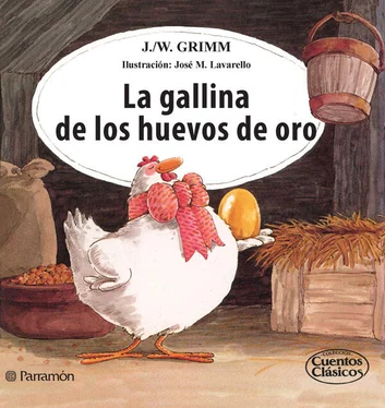 Jacob Grimm La gallina de los huevos de oro обложка книги