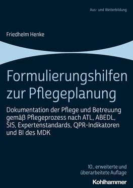 Friedhelm Henke Formulierungshilfen zur Pflegeplanung обложка книги