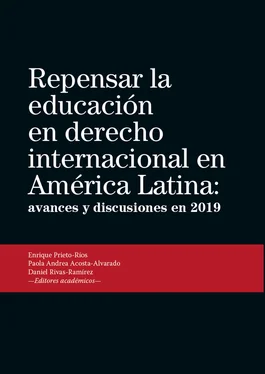 Enrique Prieto-Rios Repensar la educación en derecho internacional en América Latina обложка книги