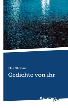 Else Stralau Gedichte von ihr обложка книги
