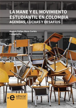 Andrés Felipe Mora Cortés La MANE y el movimiento estudiantil en Colombia обложка книги
