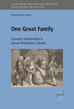 Simone Höhn One Great Family: Domestic Relationships in Samuel Richardson's Novels обложка книги