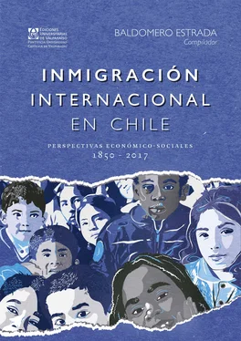 Baldomero Estrada Turra Inmigración internacional en Chile обложка книги