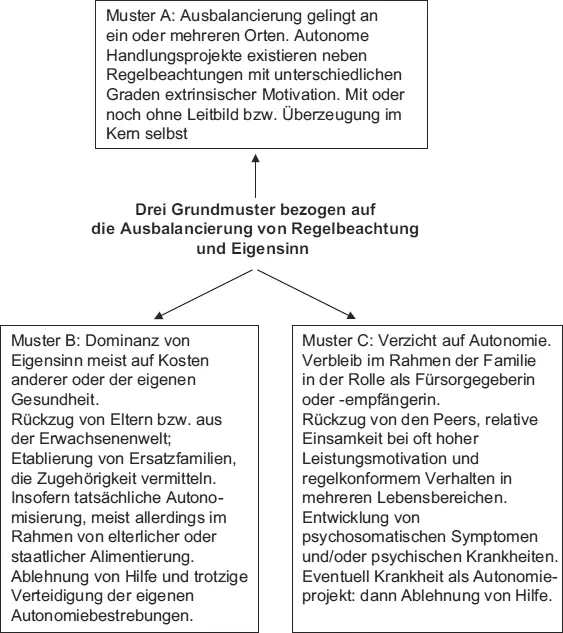 Abb 2 Drei Grundmuster bezogen auf die Ausbalancierung von Regelbeachtung und - фото 34