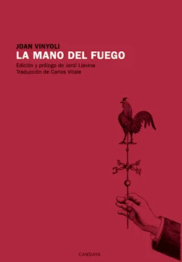 Joan Vinyoli La mano del fuego обложка книги