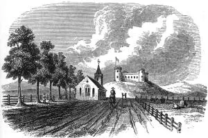 From an old print Old Dutch Fort and English Church Near Albany The Jews then - фото 8