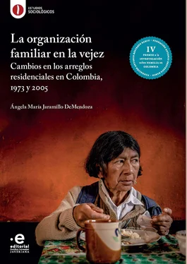 Ángela María Jaramillo DeMendoza La organización familiar en la vejez обложка книги