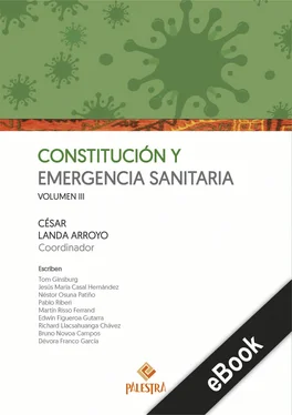César Landa Constitución y emergencia sanitaria обложка книги