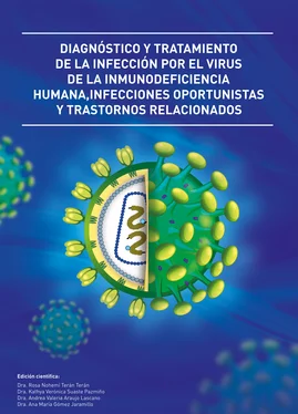 Rosa Nohemí Terán Terán Diagnóstico y tratamiento de la infección por el virus de la inmunodeficiencia humana, Infecciones oportunistas y trastornos relacionados обложка книги