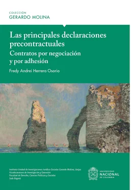 Fredy Andrei Herrera Osorio Las principales declaraciones precontractuales обложка книги