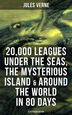 Jules Verne 20,000 Leagues Under the Seas, The Mysterious Island & Around the World in 80 Days обложка книги