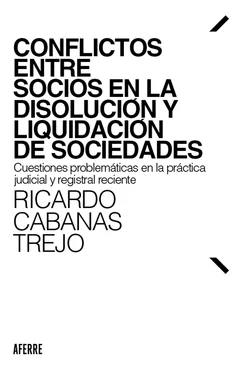 Ricardo Cabanas Trejo Conflictos entre socios en la disolución y liquidación de sociedades обложка книги
