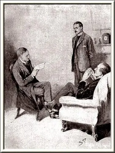 Holmes leaned back in his chair placed his fingertips together and closed - фото 52