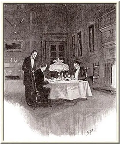 But the diningroom which opened out of the hall was a place of shadow and - фото 71