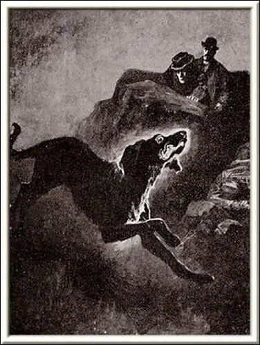 A hound it was an enormous coalblack hound but not such a hound as mortal - фото 102