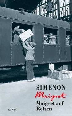 Georges Simenon Maigret auf Reisen обложка книги