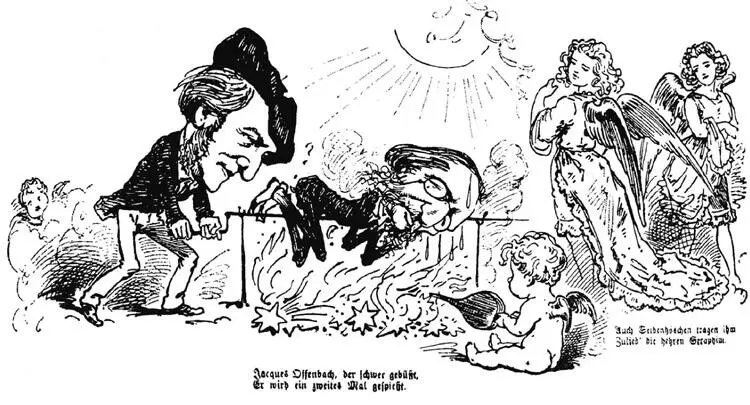 Abb 2 Zeitgenössische Karikatur Richard Wagner im Himmel aus der Wiener - фото 5