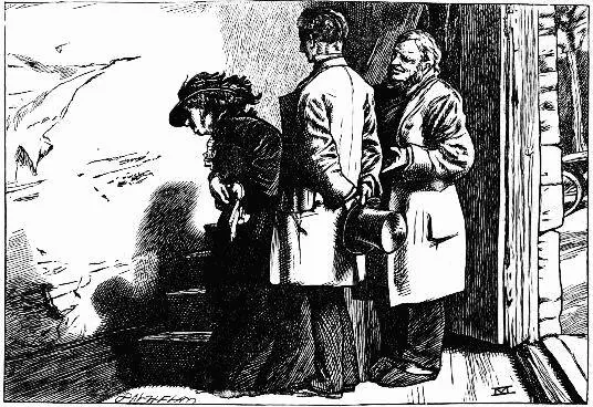 They had opened the door at the bottom of the staircase giving on the yard and - фото 56