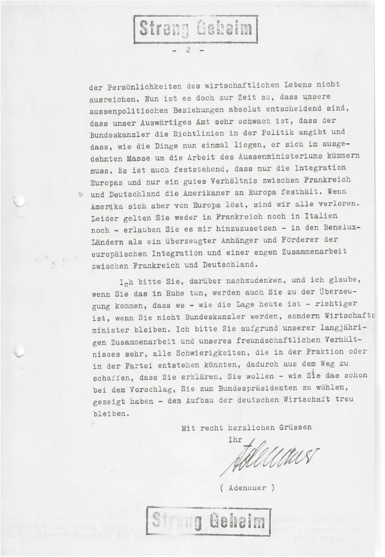 EINLEITUNG Adenauer und Erhard welch ein Gegensatzpaar Eigentlich so - фото 3