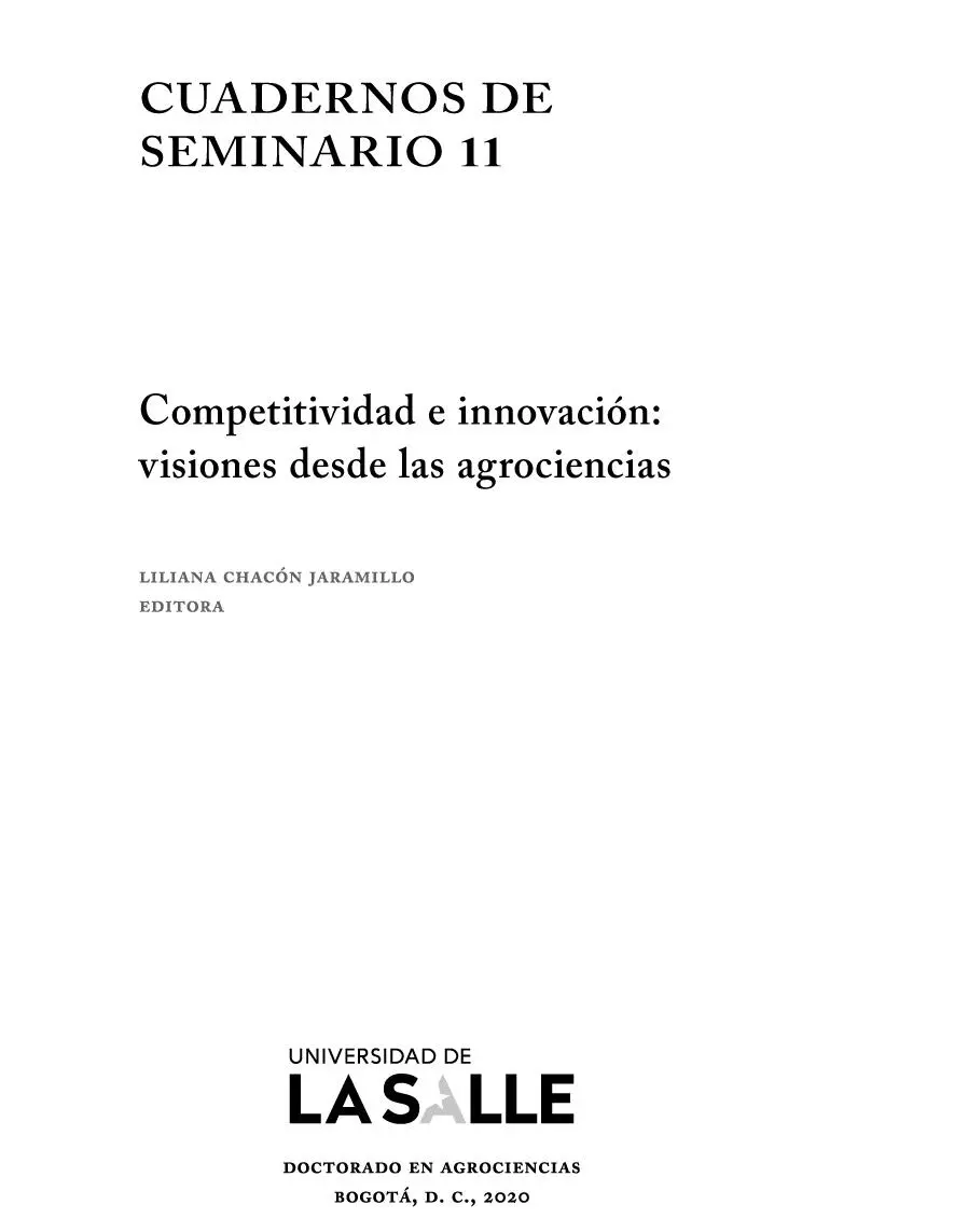 Competitividad e innovación visiones desde las agrociencias Liliana Chacón - фото 3