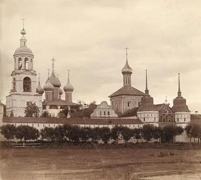 Общий вид храмов Толгского монастыря Фото 1910 года Успенский кафедральный - фото 254